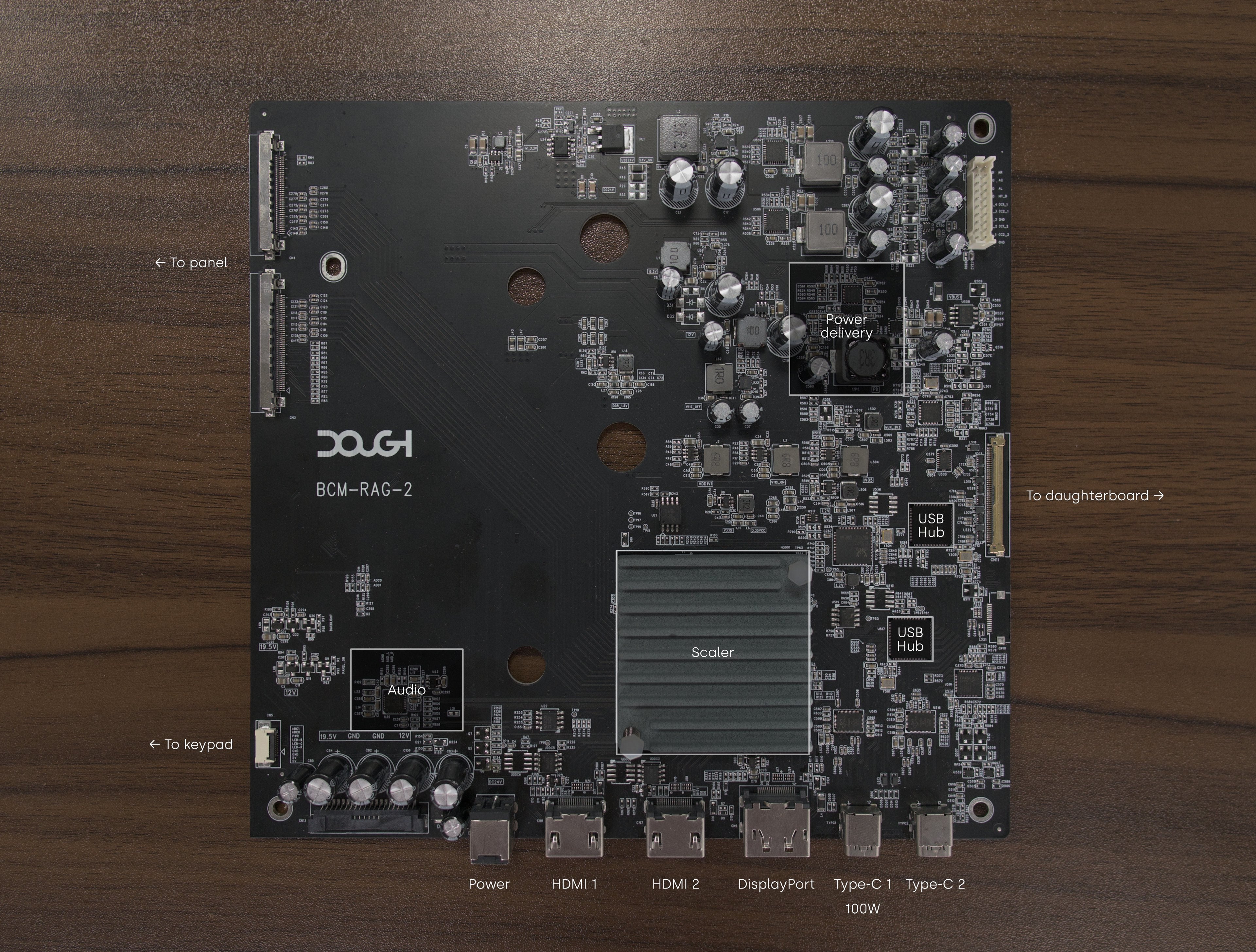 Even motherboard is black on Spectrum Black: New round of motherboards is in. Motherboard progress over time. Sub-pixel Shots and enhanced content clarity with glass and more...